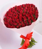 Букет_101 красных роз 40 см