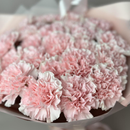 Букет_23 розовых гвоздик