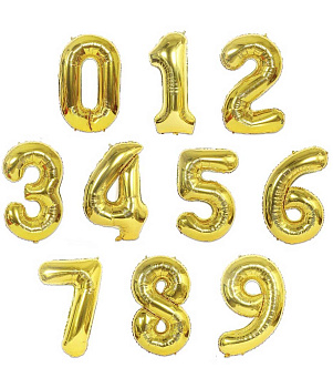 Гелиевые шары ЦИФРЫ